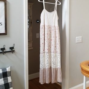 Boho Rose & Lace maxi dress from Target